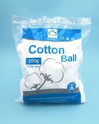 100% Cotton High Absorbent Medical Surgical Disposable Cotton Gauze Ball