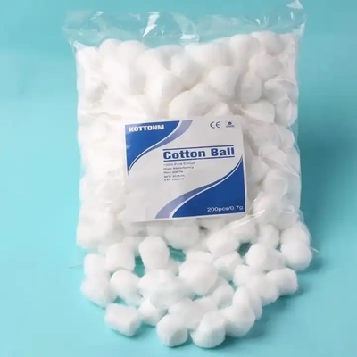 100% Pure Cotton Disposable Surgical Medical 0.5g Cotton Ball Sterile Cotton Balls