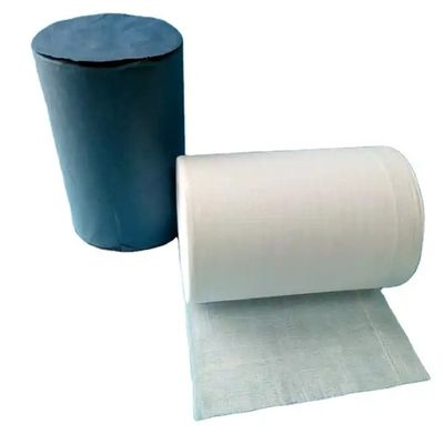 ผ้าก๊อซทางการแพทย์ซับได้จากผ้าฝ้าย 100% ขนาดจัมโบ้ ได้รับการรับรอง CE ISO ขายส่งจากโรงงานในจีน